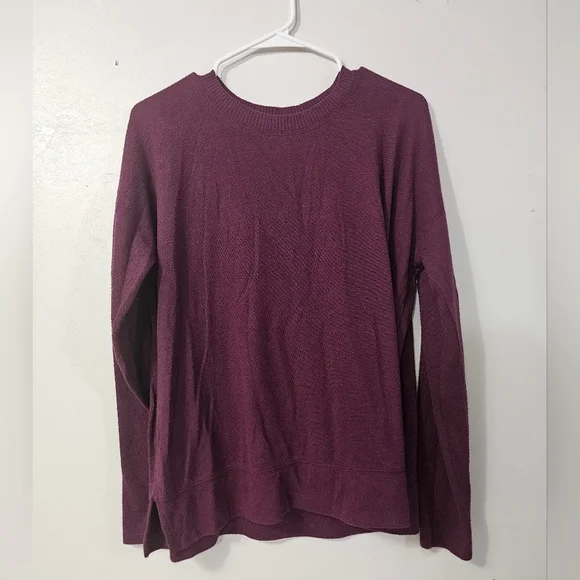Lucky Brand Purple Long Sleeve Tee With Side Slits! - Picture 1 of 5
